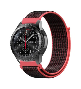 BİPOWER Samsung Watch 20mm KRD3 Hasır Kordon Kardinal