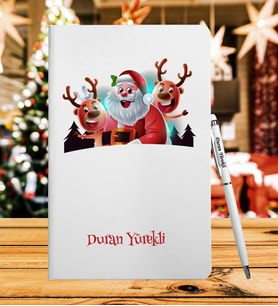 Yılbaşı İçin Kişiye Özel Defter Kalem & Hediye Seti