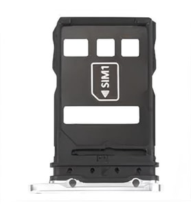 Tkgz Huawei Uyumlu P40 Sim Çekmecesi Gri