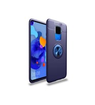 Huawei Mate 30 Lite Uyumlu Kılıf Zore Ravel Silikon Kapak (Mavi)