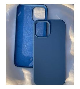 Coverzone Apple iPhone 13 ?le Uyumlu K?l?f Z-Mara Lansman Vieri Tam Koruma Arka Kapak Kamera Koruma �?k?nt?l? P�r�zs�z Y�zey Lacivert