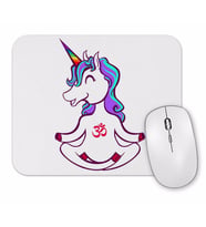 Unicorn Yoga Mouse Pad
