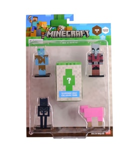 Minecraft 3D Toppeez 5'li Figür Seti Seri-2 Model 4 PMI/MC2240