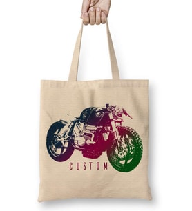 Moto Custom Motorsiklet Bez Çanta Uzun Saplı