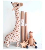 Oyuncak Peluş Zürafa, Uyku ve Oyun Arkadaşı, Büyük Peluş Zürafa - hm403 (Krem)
