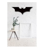 Gowpenart Batman Yarasa Dekoratif Ev & Ofis Metal Duvar Tablosu