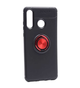 Huawei P30 Lite Uyumlu Kılıf Zore Ravel Silikon Kapak (Kırmızı)