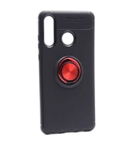 Huawei P30 Lite Uyumlu Kılıf Zore Ravel Silikon Kapak (Kırmızı)