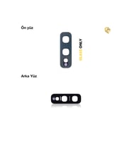 Samsung Galaxy S10 E ile Uyumlu Kamera Lensi Full Yeşil Kamera lensi sade lens kamera camı kamera merceği