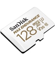 Sandisk Ev Güvenlik Kameraları Ve Araç Kameraları Için Maksimum Dayanıklılık Microsdhc 128Gb Sd Adap (Çok Renkli)