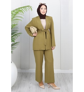 Soft Blazer Takım Haki 19389