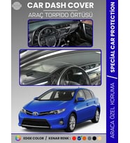TOYOTA AURİS (2012-2019) Torpido Örtüsü Ön Göğüs Halı Torpido Koruma Tam Uyum UV Koruma Kolay Montaj