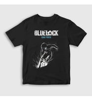 Presmono Unisex Çocuk Siyah Isagi Yoichi Futbol Soccer Anime Bluelock T-Shirt 447862tt