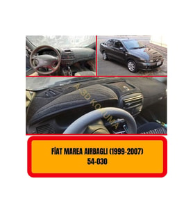 Fiat Marea 1999-2007 Airbagli Ön Örtüsü Göğüs Panel Torpido Koruma Koruyucu Kılıfı Halısı Yedek