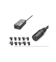 15-24V 90W Universal Laptop Adaptörü - 10 Farklı Uç - Tüm Markalarla Uyumlu - Siyah HD8887
