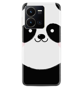 Vivo Y36 Kılıf Silikon Desen Özel Seri Sevimli Panda 1794