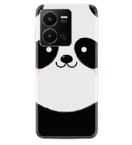 Vivo Y36 Kılıf Silikon Desen Özel Seri Sevimli Panda 1794