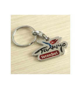 Türkiye Yazılı Metal Anahtarlık