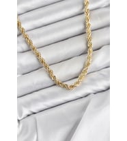 CM Burgu Model Gold Renk Pirinç 60 cm Kadın Kolye TJ-BKO11127
