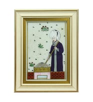 e38 EL İŞÇİLİĞİ CAM BOYAMA TABLO 38*30 CM-6431