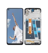 Oppo A52 2020 ile UyumluLcd Ekran Dokunmatik Çıtalı Cph2061 Cph2069 (Siyah)