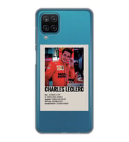 Samsung Galaxy A22/M22/M32 Uyumlu Charles Leclerc Desenli Şeffaf Telefon Kılıfı