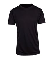 Flaş Erkek Askeri Termal Microfiber Kısa Kol Siyah Tişört (Standart)