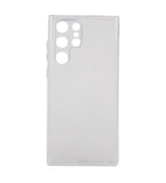 Galaxy S22 Ultra Kılıf Kamera Korumalı Süper Silikon (Renksiz)