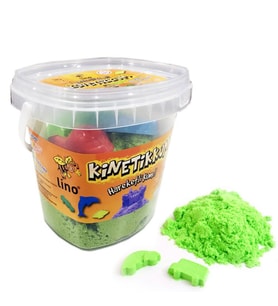 Lino Kinetik Kum 500 gr. Kova + 3 Kalıp YEŞİL 