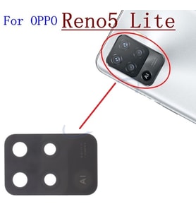 Tkgz Oppo Reno 5 LİTE Arka Kamera Camı Lens Yapışkanlı