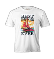 Best Sailing Crew on the Boat Beyaz Erkek Tshirt