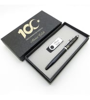 Yüzüncü Yıl (100. Yıl) Özel Set - Kalem + Usb Bellek Set - İsme Özel (Karışık)