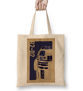 R2-d2 Star Wars 01 Bez Çanta Uzun Saplı