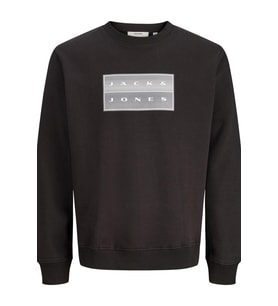 Jack & Jones JCOFUSION Erkek Bisiklet Yaka Box Fit Sweatshirt Günlük Rahat