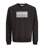 Jack & Jones JCOFUSION Erkek Bisiklet Yaka Box Fit Sweatshirt Günlük Rahat