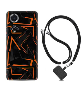 Huawei Nova Y70 Y90 Nova 9 SE  Kılıf Boyun Askılı Silikon Zigzaglar 1651
