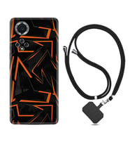 Huawei Nova Y70 Y90 Nova 9 SE  Kılıf Boyun Askılı Silikon Zigzaglar 1651