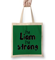 Liam Name Custom Design Gift Baby-Gift For Him Bez Çanta Uzun Saplı