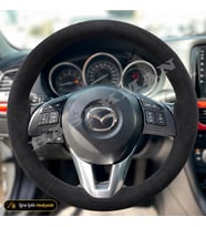 Mazda 6 Dikme Direksiyon Kılıfı Alcantara Süet Monza Black GJ 2012-2015