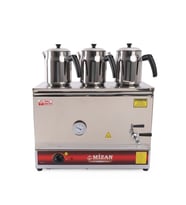 Mizan MC218 Üç Demlik Çay Kazanı 40 LT + DEMLİK