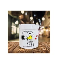 Snoopy Dog Baskılı Seramik Kokusuz Küllük