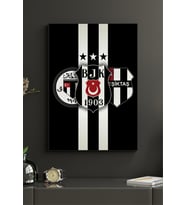Beşiktas Bjk 33x48 Poster Duvar Posteri Çift Taraflı Bant Hediye