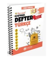 Çanta Yayınları ÇANTA YAYINLARI 5.SINIF TÜRKÇE ALIŞTIRAN DEFTER (YENİ) (Çok Renkli)