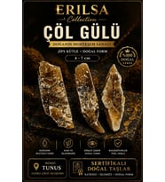 Sertifikalı Çöl Gülü Taşı Kütle - 4-7 cm Doğal Kristal Ham Form Toplu (Çok Renkli)