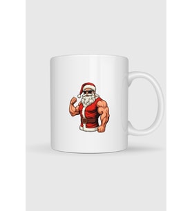 Kaslı Noel Baba Yılbaşı Christmas Baskılı Kupa Bardak