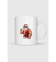 Kaslı Noel Baba Yılbaşı Christmas Baskılı Kupa Bardak