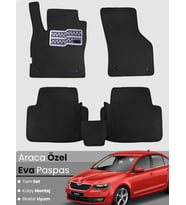 SKODA OCTAVİA 5E (2013-2019) Uyumlu EVA Paspas Tam Set–Oto Paspas,Araca Özel,Kolay Montaj