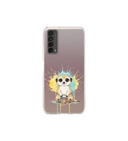 Huawei P Smart 2021 ile Uyumlu Splash Mirket Tasarımlı Şeffaf Silikon Kılıf