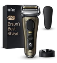 Braun Series 9 PRO+ Elektrikli Tıraş Makinesi, Şarj Standı, Islak ve Kuru, 9519s, Altın Rengi
