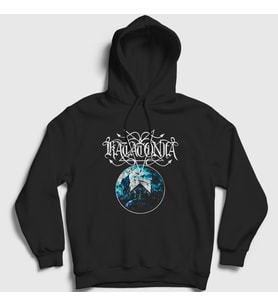Presmono Unisex Siyah Haunted House Katatonia Kapüşonlu Sweatshirt 403111tt